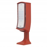 GP Pro 54552 Dixie Ultra Tower Interfold Napkin Dispenser - Red