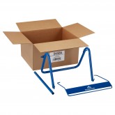 GP Pro 54566 Wall Mount Long Distance Roll Wiper Dispenser - Blue