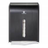 GP Pro 56650A Combination C-Fold - Multifold Paper Towel Dispenser - Black