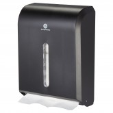 GP Pro 56650A Combination C-Fold - Multifold Paper Towel Dispenser - Black