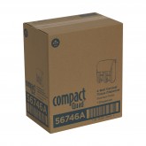 GP Pro 56746A Compact Coreless High Capacity Vertical Four Roll Tissue Dispenser - Faux Stainless