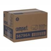 GP Pro 56796A Compact Coreless High Capacity Side-By-Side Double Roll Toilet Paper Dispenser - Faux Stainless Steel