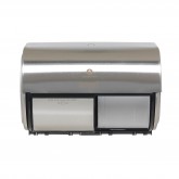 GP Pro 56798 Compact Coreless High Capacity Side-By-Side Double Roll Bathroom Tissue Dispenser - Stainless Steel