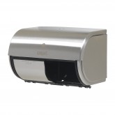 GP Pro 56798 Compact Coreless High Capacity Side-By-Side Double Roll Bathroom Tissue Dispenser - Stainless Steel