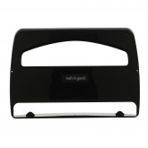 GP Pro 57748 Safe-T-Gard 1/2 Fold Seat Cover Dispenser - Black