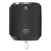 GP Pro 58204B SofPull Regular Capacity Centerpull Paper Towel Dispenser - Black
