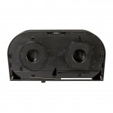 GP Pro 59210 9" Twin Jr. Jumbo Two Roll Bathroom Tissue Dispenser - Black