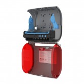 GP Pro 59465A Brawny Professional Automated Shop Towel Dispenser - Grey & Red