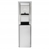 GP Pro 59471 Trash Receptacle Wall Unit for Use with enMotion Recessed Dispenser and Facilities with 12" - 16" Cavities - 9.6 Gallon