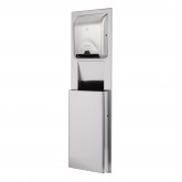 GP Pro 59471 Trash Receptacle Wall Unit for Use with enMotion Recessed Dispenser and Facilities with 12" - 16" Cavities - 9.6 Gallon