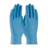 Disposable Nitrile Glove Powder Free 8mil Textured Grip Blue Industrial Grade - Medium
