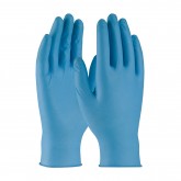 Disposable Nitrile Glove Powder Free 8mil Textured Grip Blue Industrial Grade - Small