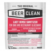 Beer Clean Last Rinse Sanitizer 90223 - 0.25 Ounce Packets, 100 Count