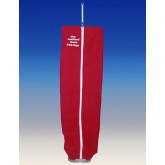 Red Cloth Upright Vacuum Bag with Full Length Zipper - Sanitaire