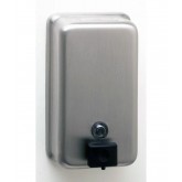 Bobrick B-2111 Vertical Bulk Hand Soap Dispenser - Stainless Steel
