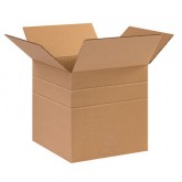 10" x 10" x 10" Multi-Depth Corrugated Box 32ect