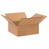 10" x 10" x 4" Flat Corrugated Box 32ect