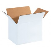 11.75" x 8.75" x 8.75" White Corrugated Box 32ect