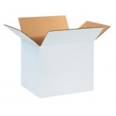 12" x 10" x 10" White Corrugated Box 32ect