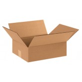 12" x 10" x 4" Flat Corrugated Box 32ect