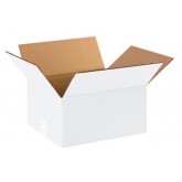 12" x 10" x 6" White Corrugated Box 32ect