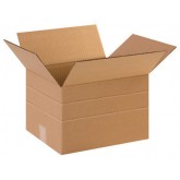 12" x 10" x 8" Multi-Depth Corrugated Box 32ect