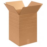 12" x 12" x 18" Multi-Depth Corrugated Box 32ect