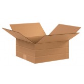 12.5" x 12.5" x 6" Multi-Depth Corrugated Box 32ect