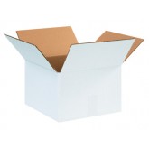 12" x 12" x 8" White Corrugated Box 32ect