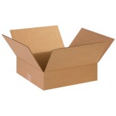 14" x 14" x 3" Flat Corrugated Box 32ect