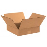 15" x 15" x 3" Flat Corrugated Box 32ect
