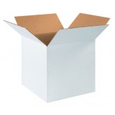 16" x 16" x 16" White Corrugated Box 32ect