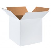 18" x 18" x 18" White Corrugated Box 32ect