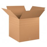 20" x 20" x 20" Heavy Duty Multi-Depth Corrugated Box 44ect