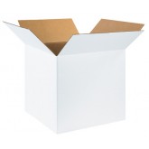 20" x 20" x 20" White Corrugated Box 32ect