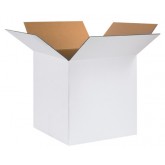 24" x 24" x 24" White Corrugated Box 32ect