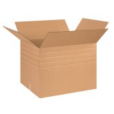 26" x 20" x 20" Heavy Duty Multi-Depth Corrugated Box 44ect