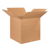 26" x 26" x 26" Heavy Duty Multi-Depth Corrugated Box 44ect