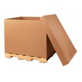 40" x 30" x 30" Triple Wall Extra Heavy Duty Gaylord Corrugated Bottom 90ect