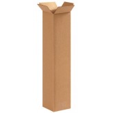 4" x 4" x 18" Tall Corrugated Box 32ect