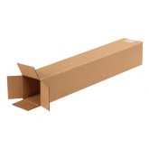 4" x 4" x 24" Tall Corrugated Box 32ect