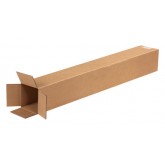 4" x 4" x 28" Tall Corrugated Box 32ect
