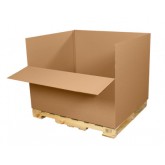 48" x 40" x 36" Easy Load Cargo Container Corrugated Box 32ect with Fold Down Flap