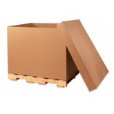 48" x 40" x 48" Triple Wall Extra Heavy Duty Gaylord Corrugated Bottom 90ect