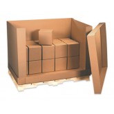 58" x 41" x 45" Double Wall 4pc Corrugated Box 51ect with Pallet