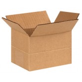 6" x 4" x 4" Multi-Depth Corrugated Box 32ect