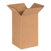 6" x 6" x 10" Tall Corrugated Box 32ect