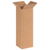 6" x 6" x 18" Tall Corrugated Box 32ect