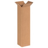 6" x 6" x 24" Tall Corrugated Box 32ect