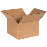 6" x 6" x 4" Multi-Depth Corrugated Box 32ect